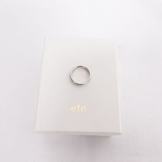 エテ(ete)のete エテ　指輪　シルバー　レディース(リング(指輪))