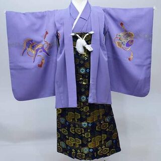 七五三 5歳 羽織袴フルセット 肩上有り 腰上無し 袴変更可能 NO35463
