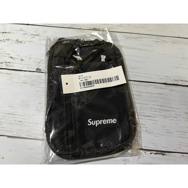 Supreme(シュプリーム)のSupreme small zip wallet ウォレット　ブラック メンズのファッション小物(その他)の商品写真