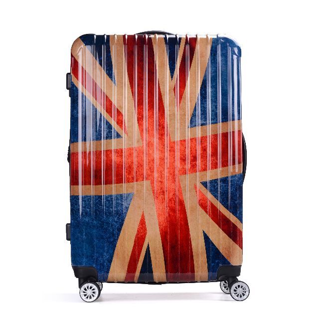 キャリーケース ユニオンジャック 赤 ｓサイズ 機内持ち込み 軽量 新品 レディースのバッグ(スーツケース/キャリーバッグ)の商品写真