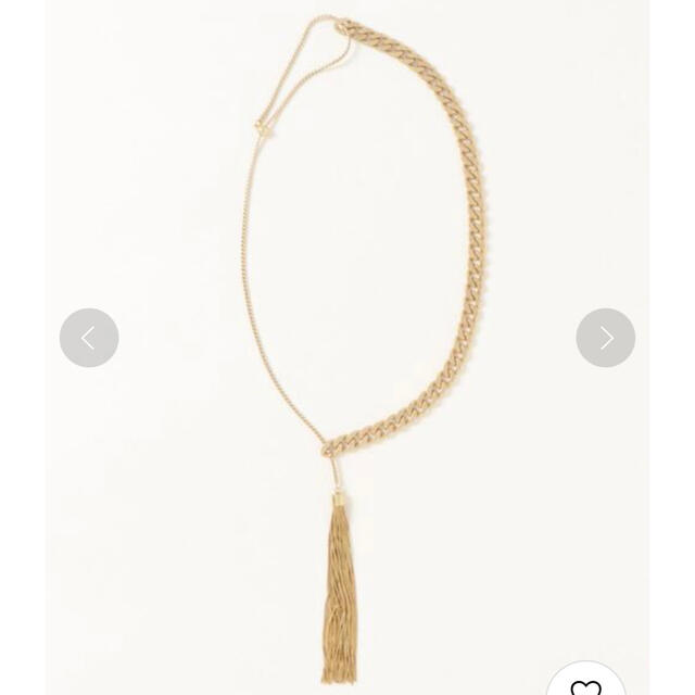 Ameri VINTAGE(アメリヴィンテージ)のCHAIN FRINGE NECKLACE ゴールド レディースのアクセサリー(ネックレス)の商品写真