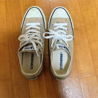 コンバース(CONVERSE)のコンバース　オールスター　ローカット　ベージュ(スニーカー)