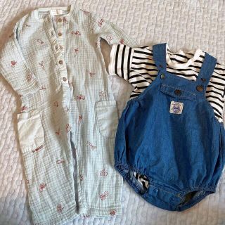 ザラキッズ(ZARA KIDS)のおとこのこ♡(ロンパース)