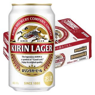 キリン(キリン)のキリン　ラガービール 350ml 2ケース(ビール)