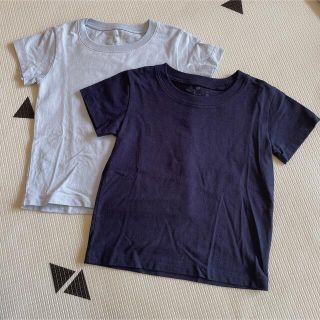 ムジルシリョウヒン(MUJI (無印良品))の無印良品＊キッズTシャツ2枚SET(Tシャツ/カットソー)