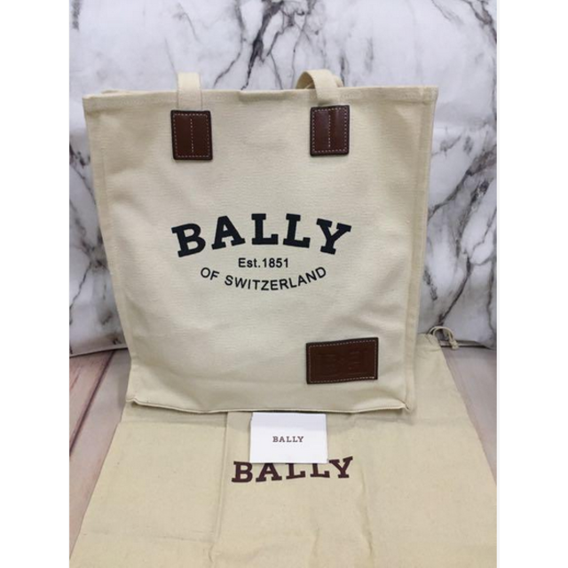 日本製低価】Bally - BALLY トートバッグ ナチュラルベージュ ...