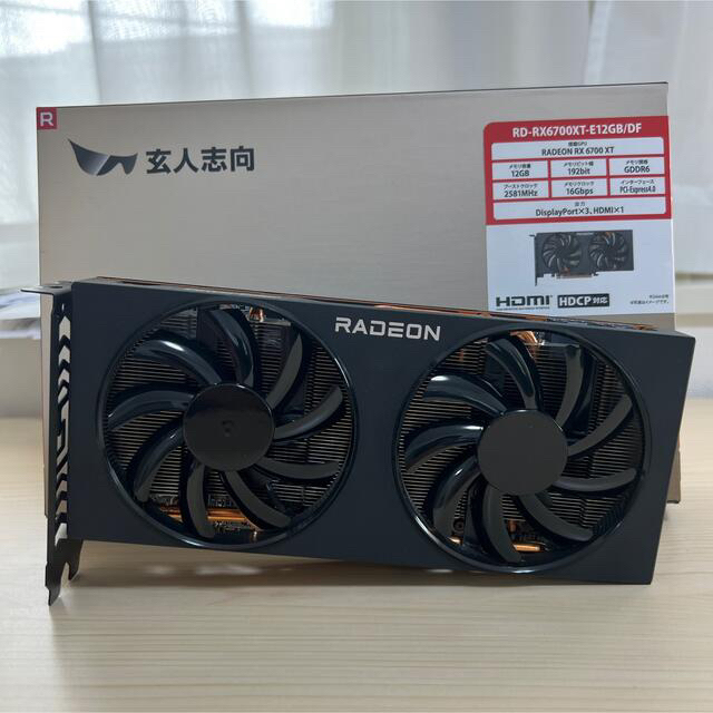 玄人志向 AMD Radeon RX6700XT GDDR6 12GB