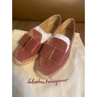 【Ferragamo】size7/ヴァラ/エスパドリーユ