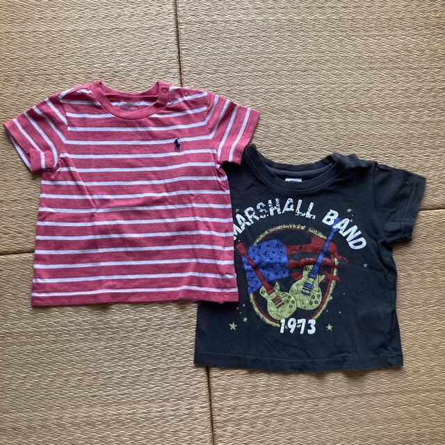 Ralph Lauren(ラルフローレン)の☆中古品☆2枚セット　ベビーTシャツ キッズ/ベビー/マタニティのベビー服(~85cm)(Ｔシャツ)の商品写真