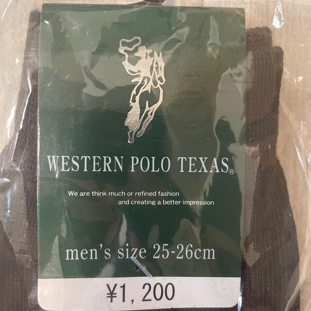 靴下　WESTERN PORO TEXAS メンズのレッグウェア(ソックス)の商品写真