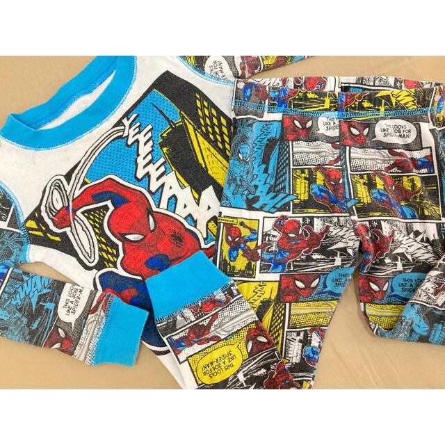 MARVEL(マーベル)のレトロ パジャマ スパイダーマン MARVEL セットアップ キッズ/ベビー/マタニティのキッズ服男の子用(90cm~)(パジャマ)の商品写真