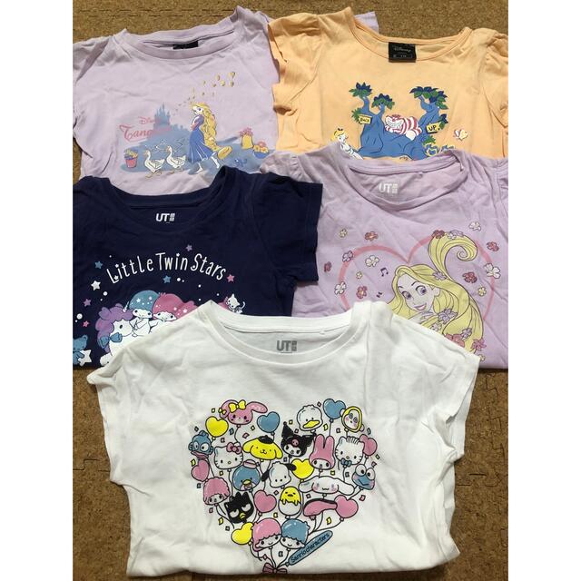 UNIQLO(ユニクロ)の110センチ　Tシャツ　ディズニー他 キッズ/ベビー/マタニティのキッズ服女の子用(90cm~)(Tシャツ/カットソー)の商品写真