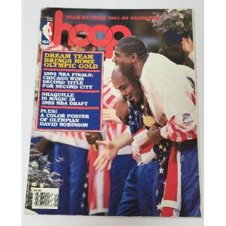 貴重◆hoop ＮＢＡ 初代ドリームチーム 金メダル カラーフォト雑誌 1992(趣味/スポーツ)