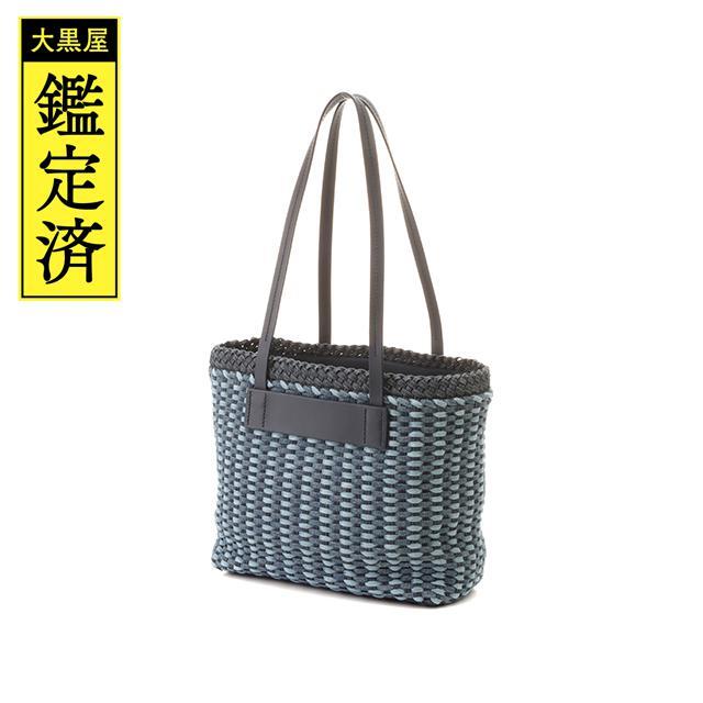 LOUIS VUITTON(ルイヴィトン)のmiumiu 　編み込み2WAYトートバッグ　ブルー　デニム【472】RK レディースのバッグ(その他)の商品写真