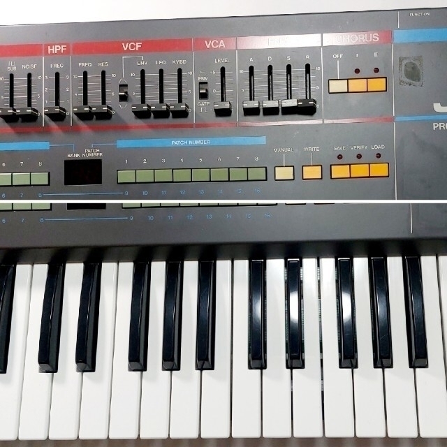 Roland(ローランド)のRoland JUNO-106 ジャンク品 楽器の鍵盤楽器(キーボード/シンセサイザー)の商品写真