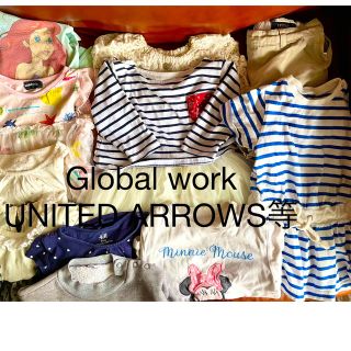 グローバルワーク(GLOBAL WORK)の最終値下げ！GLOBAL WORK等、夏物女の子100全11点まとめ売り！！(ワンピース)