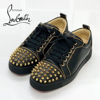 クリスチャンルブタン(Christian Louboutin)の3966 クリスチャンルブタン スパイク レザー スニーカー ブラック(スニーカー)