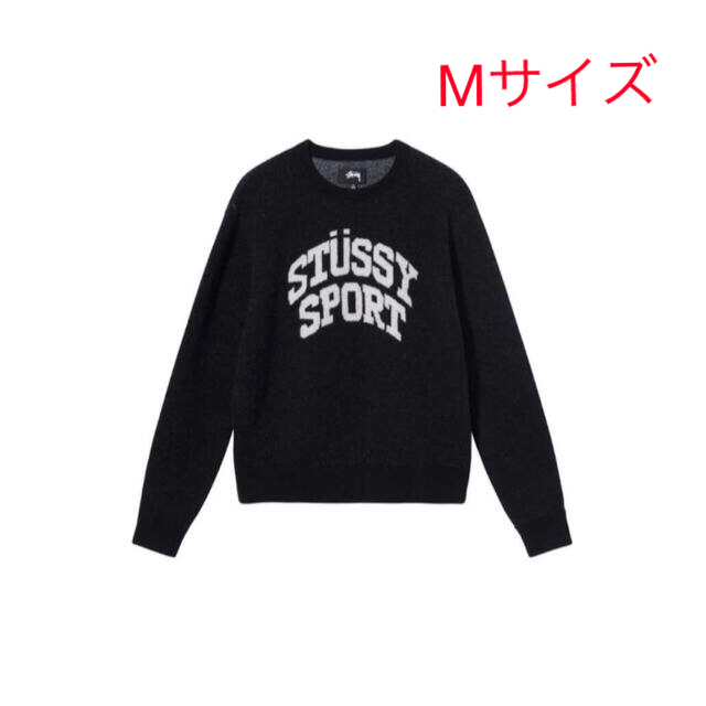 STUSSY SPORT SWEATER "Black"