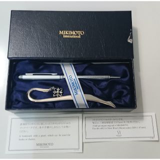 ミキモト(MIKIMOTO)の3131 MIKIMOTO ミキモト ボールペン しおり セット(ペン/マーカー)