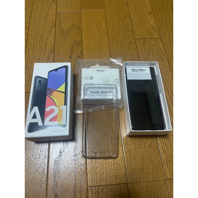 スマートフォン本体SAMSUNG GALAXY A21 64GB ブラック SCV49SKU U…