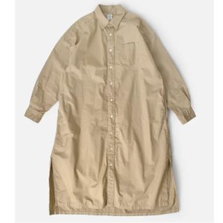 ドミンゴ(D.M.G.)の美品☆D.M.G/ドミンゴ コットンオーバーシャツワンピース☆(ロングワンピース/マキシワンピース)