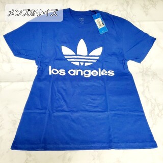 アディダス(adidas)のAdidas Los Angeles　Tシャツ　青　Sサイズ(Tシャツ/カットソー(半袖/袖なし))