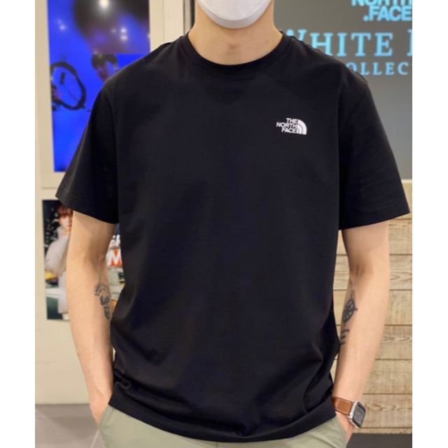 最新作 ノースフェイス COTTON STRETCH S/SR/TEE【黒/M】 5