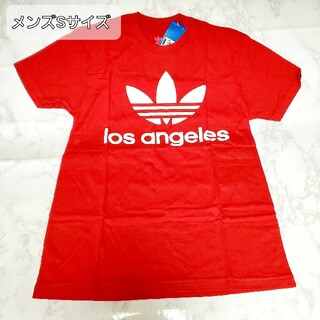 アディダス(adidas)のAdidas Los Angeles Tee　赤　Sサイズ(Tシャツ/カットソー(半袖/袖なし))