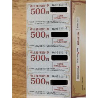 ゲオ　株主優待 2000円分(ショッピング)