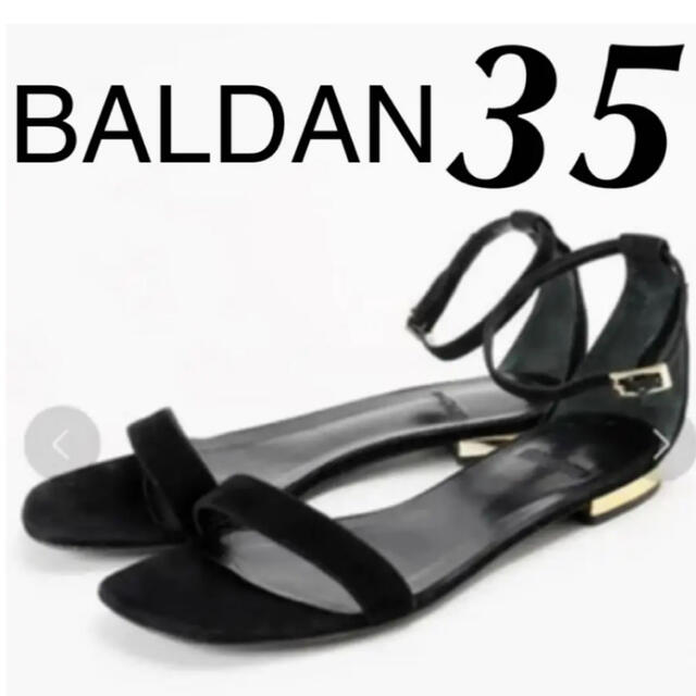 BALDAN バルダン ストラップ サンダル ブラック 35 chateauduroi.co