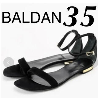 ドゥーズィエムクラス(DEUXIEME CLASSE)のBALDAN バルダン　 ストラップ　サンダル　 ブラック　 35(サンダル)