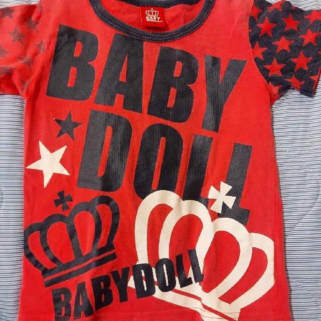 BABYDOLL(ベビードール)のベビードール　Tシャツ　二枚セット キッズ/ベビー/マタニティのキッズ服男の子用(90cm~)(Tシャツ/カットソー)の商品写真