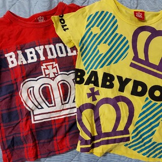 ベビードール(BABYDOLL)のベビードールTシャツ二枚セット(Tシャツ/カットソー)