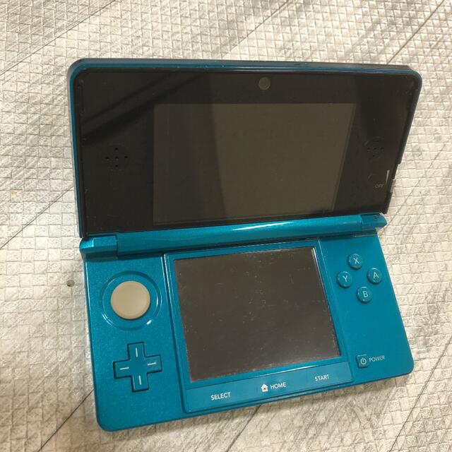 ニンテンドー3DS(ニンテンドー3DS)のニンテンドー3DS アクアブルー エンタメ/ホビーのゲームソフト/ゲーム機本体(携帯用ゲーム機本体)の商品写真