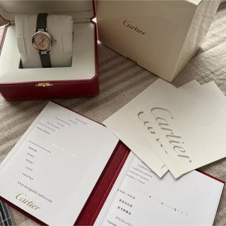 カルティエ(Cartier)のカルティエ　ミスパシャ　ピンク　クォーツ(腕時計)