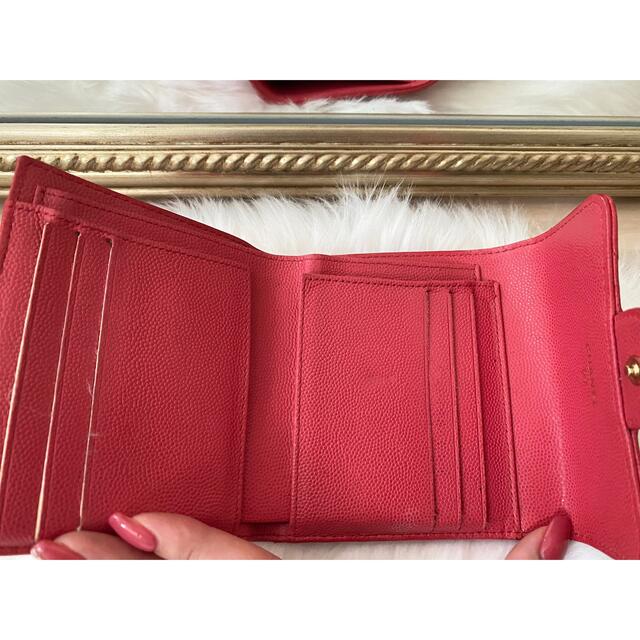 CHANEL(シャネル)のCHANEL シャネル  ラムスキン　コンパクトウォレット　ミニ財布　折り財布 レディースのファッション小物(財布)の商品写真
