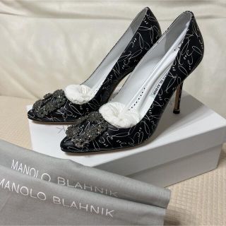 新品未使用 限定品 マノロ ハンギシ manolo パンプス カーフ 10周年 新品未使用 限定品 マノロ ハンギシ manolo パンプス カーフ 10周年