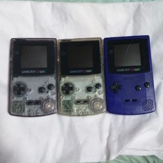 ゲームボーイ(ゲームボーイ)のゲームボーイカラー　GBC　3台(携帯用ゲーム機本体)