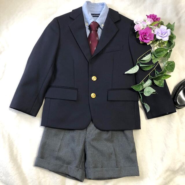 Ralph Lauren(ラルフローレン)のラルフローレン　男の子　卒園入学式　フォーマル４点セット　120 ♡匿名配送♡ キッズ/ベビー/マタニティのキッズ服男の子用(90cm~)(ドレス/フォーマル)の商品写真