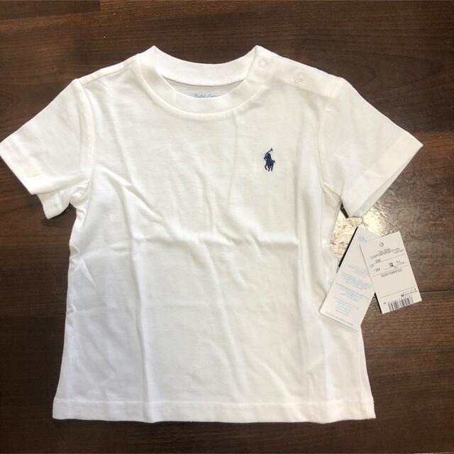 Ralph Lauren(ラルフローレン)のラルフローレン Tシャツ 80 白 キッズ/ベビー/マタニティのベビー服(~85cm)(Ｔシャツ)の商品写真