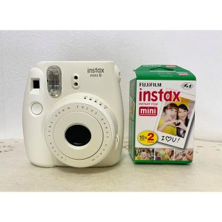 フジフイルム(富士フイルム)の富士フィルム チェキ intax mini8 フィルム20枚付き(フィルムカメラ)