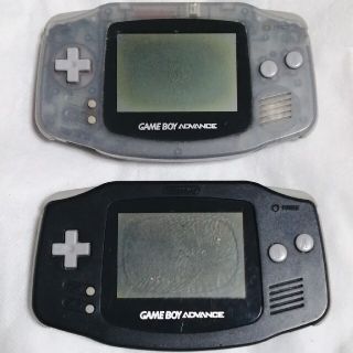 ゲームボーイアドバンス(ゲームボーイアドバンス)のゲームボーイアドバンス　GBA　2台　ジャンク(携帯用ゲーム機本体)