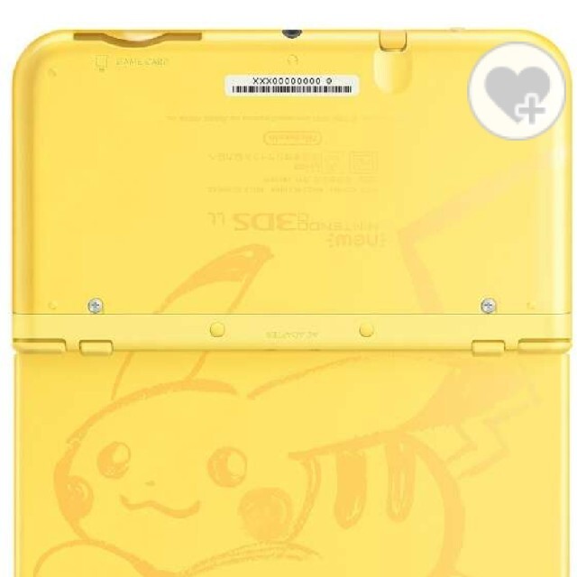 ニンテンドー3DS(ニンテンドー3DS)のNintendo 3DS NEWニンテンドー3DSLL ポケモン ピカチュウ イ エンタメ/ホビーのゲームソフト/ゲーム機本体(携帯用ゲーム機本体)の商品写真