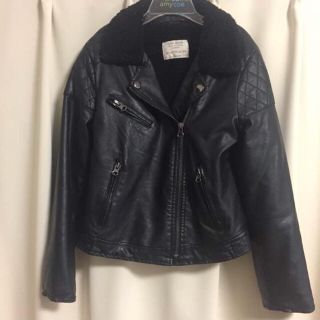 ザラキッズ(ZARA KIDS)のZARA♡中ボアライダースジャケット(ジャケット/上着)