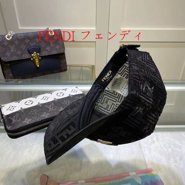 高級品市場 FENDI - フェンディ ロゴ キャップ かっこいい おしゃれ 【新品未使用】FENDI キャップ - covid19.ins