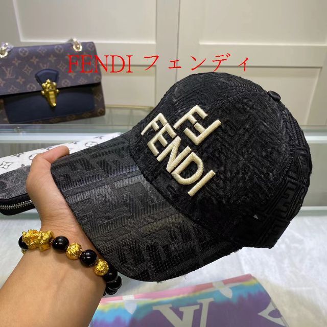 高級品市場 FENDI - フェンディ ロゴ キャップ かっこいい おしゃれ 【新品未使用】FENDI キャップ - covid19.ins