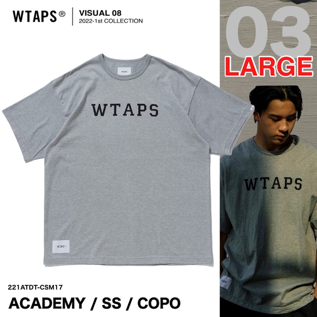 【6/21まで限定価格】ACADEMY SS COPO GRAY Lサイズ