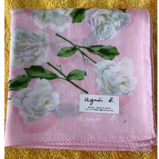 アニエスベー(agnes b.)のアニエスベー　ハンカチ　薔薇p(ハンカチ)