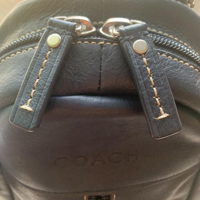 COACH(コーチ)のCOACH コーチ レザーボディーバッグ 革 ヘリテージ ウェブ スリング 紺 メンズのバッグ(ボディーバッグ)の商品写真