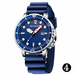 シチズン(CITIZEN)の★ミリタリー腕時計★ おしゃれ　バイカラー　アシンメトリー　ダイバーズウォッチ(腕時計(デジタル))